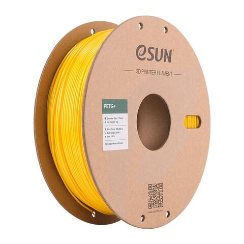 Пластик для 3D-печати eSUN PETG+, 1.75 мм, 1 кг, жёлтый (Yellow), PETG+175Y1P1