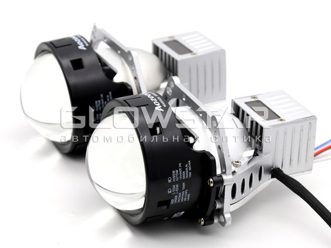 Билед модули Aozoom Black Warrior New 3.0 дюйма, 2 чипа, 5500K, 12V, 55W/65W, крепление 3R (комплект, 2шт)