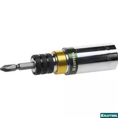 KRAFTOOL 17/21 мм, 2 шт, с фиксатором, бита с торцовой головкой (26399-H2)