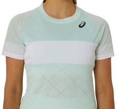 Женская теннисная футболка Asics Game Short Sleeve Top - pale blue