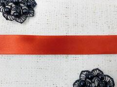 Лента атласная, ш. 3 см, алый