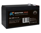 Аккумулятор ВОСТОК PRO СК 1207 ( 12V 7,2Ah / 12В 7,2Ач ) - фотография