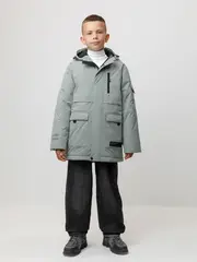 куртка  для мальчика  ВК 36105/1 ГР (128-158)