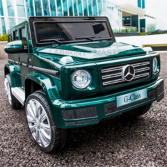 Электромобиль детский "Mercedes-Benz G500" 12V, зеленый