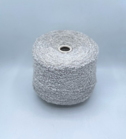 Pecci filati (пр.Италия),art. Spuma melange, 260/100гр, 39% Шерсть, 22% Альпака, 25% Акрил, 13% Полиамид,1% Эластана, цвет-Светло-серый меланж. арт.36713