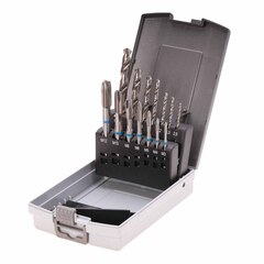 Набор метчиков машинных M3 -M12 HSS-G DIN371/376 (B/4-5P, + сверла) 14пр Ruko 245048RO