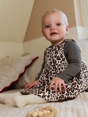 Комплект из трех предметов для девочки Next AN7-928, Темно-серый, Коричневый