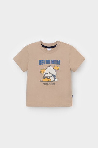 фуфайка  для мальчика  КР 302756/темно-бежевый к568