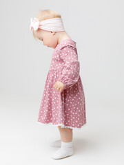 Платье  для девочки  КР 5925/темно-розовый 1710 Н083 к641