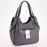 Сумка Саломея 284 македония серый + черный