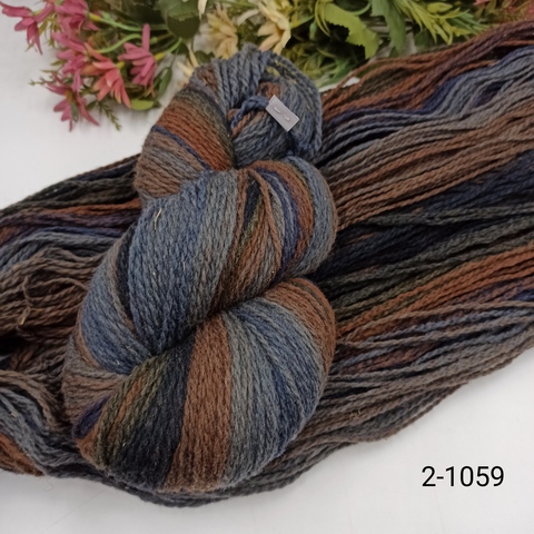 Дундага 6/2 шерсть секционного окрашивания 02-1059
