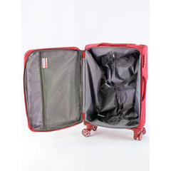 Чемодан MIRONPAN тканевый Ярко-красный XL 79х50х32(+3) см/120 л/4,3кг4