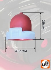 Праймер подкачки топлива UNITED PARTS для газонокосилок B&S (с отверстием) (аналог 594281) (90-1384)