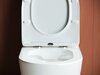 Ceramica Nova Highlight CN1802 Напольный пристенный унитаз с бачком с ультра тонким сидением с функцией плавного закрытия, цвет: белый