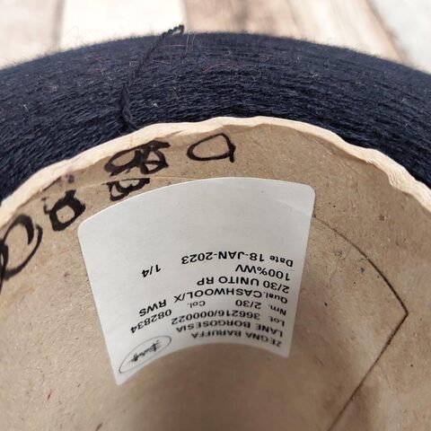 Меринос ZEGNA BARUFFA CASHWOOL 2/30 темно-синий