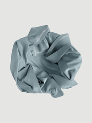 Плед-пелёнка Mjölk Пыльный голубой