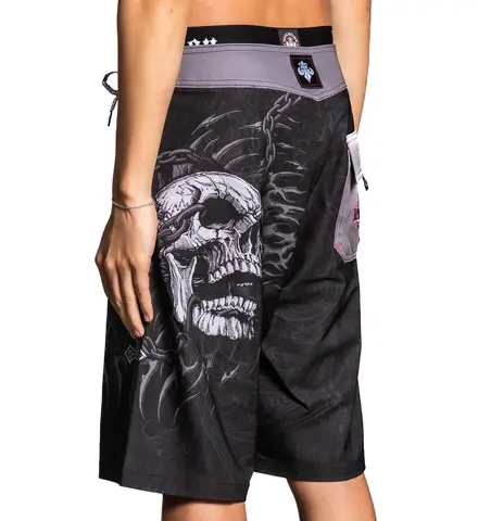 Affliction | Шорты мужские Decimation Boardshort A30444 сзади слева