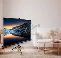Экран Cactus 220x220см TriExpert CS-PSTE-220x220-BK 1:1 напольный рулонный черный — фото 4