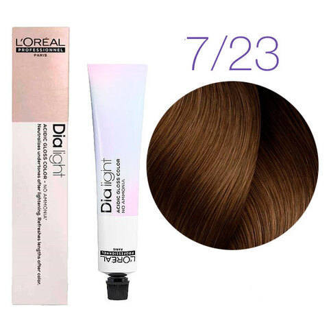 L'Oreal Professionnel Dia light 7.23 (Медовая лаванда) - Краска для волос