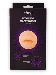 Телесный реалистичный мастурбатор-ротик - 