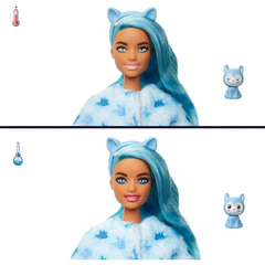 Барби Cutie Reveal Хаски Серия Блеск Снежинок с 10 Сюрпризами