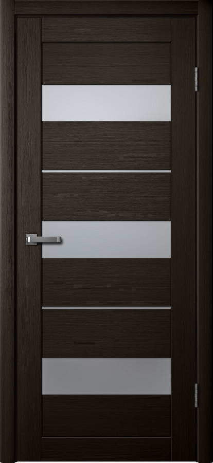 Дверь межкомнатная Двероникс 20Л, цвет мокко дуб, экошпон, стекло матовое