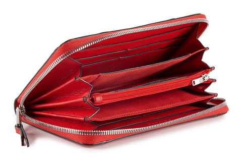 Кошелек женский Piquadro Muse PD1515MUR/R красный натур.кожа