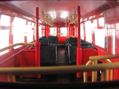 LIAZ-677M red-white Soviet Bus (SOVA) 1:43