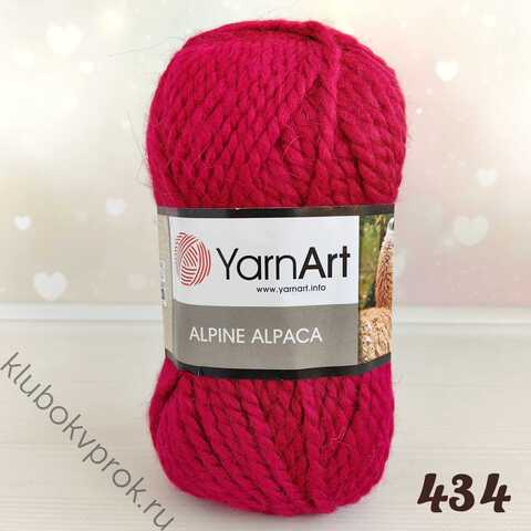 YARNART ALPINE ALPACA 434, Красный