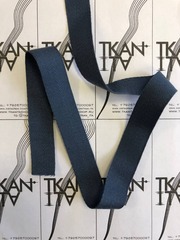 Хлопковая киперная лента (100%хлопок, Джинсовый сине-серый, 20)