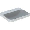 Geberit VariForm Раковина встраиваемая в столешницу прямоугольной формы, 55х45 см, с отв. под смеситель, без отв. перелива