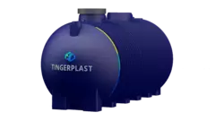 Подземно-наземная ёмкость 20 м3 (PT 20) Тингард 20000 л. горизонтальный (5550x2400x2590см;1000кг;синяя) - арт.553989