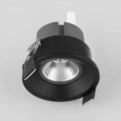 Встраиваемый светодиодный светильник Elektrostandard Kita 25024/LED 7W 4200K BK черный