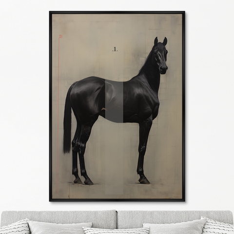ArtNoMore - Репродукция картины на холсте The Horses, No 1, 2024г.