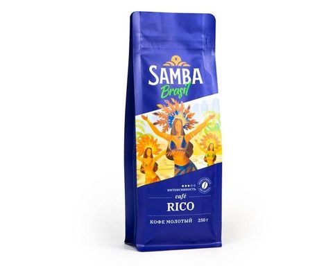 Кофе молотый Samba Cafe Brasil Rico, 250 г