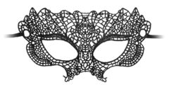 Черная кружевная маска Princess Black Lace Mask - 