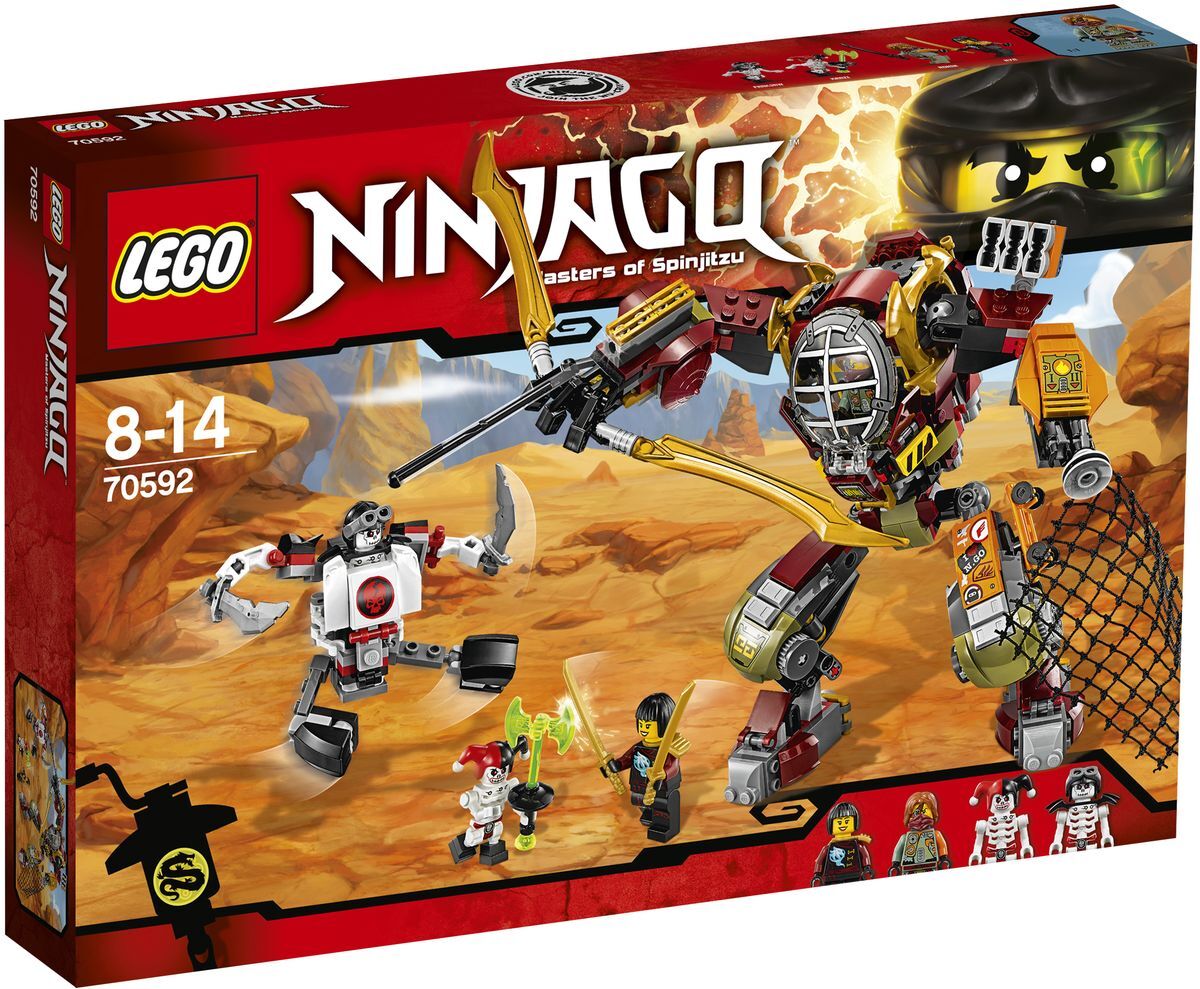 LEGO NINJAGO Конструктор Робот-спасатель 70592 купить в Москве | Доставка  по России.