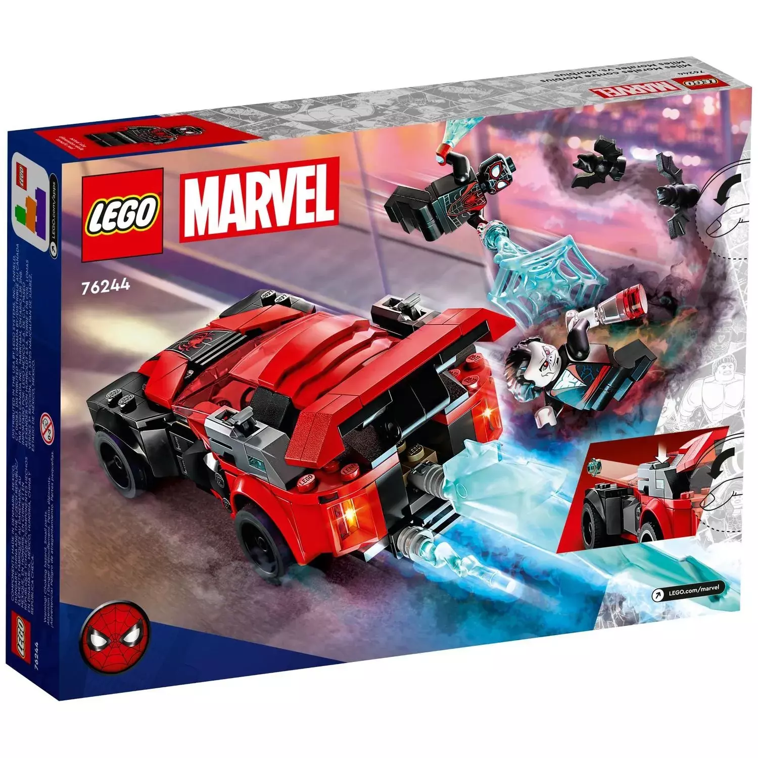 LEGO Super Heroes: Майлз Моралес против Морбиуса 76244 - купить по выгодной  цене | Интернет-магазин «Vsetovary.kz»