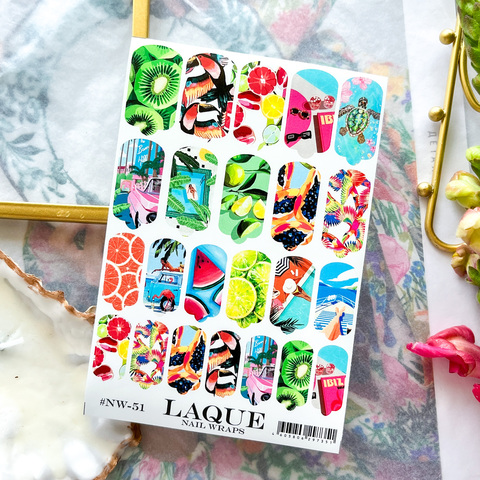 Пленки LAQUE NAIL WRAPS №51