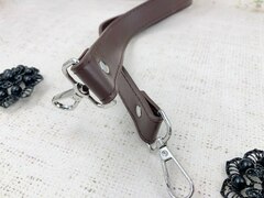 Ремень для сумки кож. зам, р. 2,3х100 см, коричневый