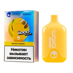 Waka Smash 6000 - Банан Кокос (Banana Coconut)