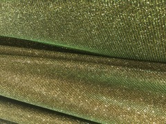 Бифлекс блестящий - золотой с зеленым переливом