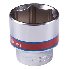 KING TONY (333532S) Головка торцевая стандартная шестигранная 3/8", дюймовая 1"