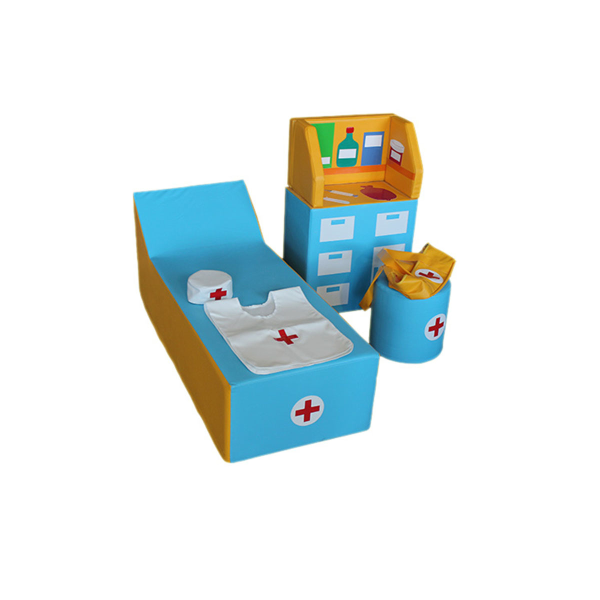 комплект игровой мебели больница 5 предметов