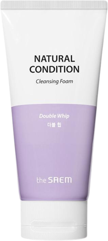 The Saem Natural Condition Cleansing Foam [Double Whip] Пенка для умывания очищающая