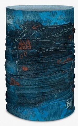 Картинка бандана-труба Buff CoolNet Peninsula Denim - 1