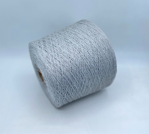 Бобинная пряжа (пр.Италия), art-Loose , 380м/100гр, 70%Хлопок 20%Полиамид 10%Кашемир , цвет-Серо-голубой,арт.33072