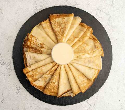 Блины со сгущенным молоком, 10 шт.