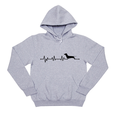 Толстовка  "Такса - сердечный ритм "