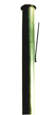 Столб с усами 2,3м дм.40мм (эмаль RAL 6005) заборный